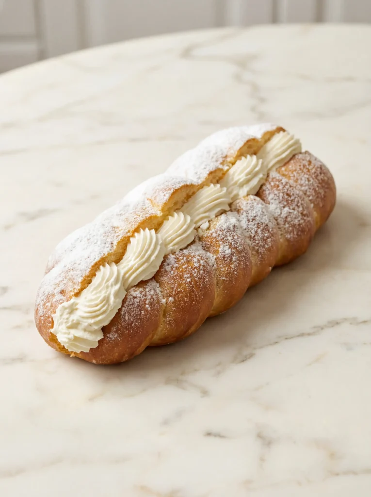 Trenza de crema