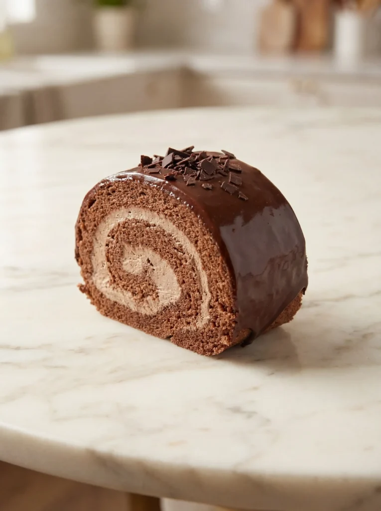 Pionono de chocolate