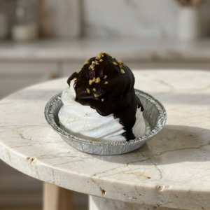 merengue con chocolate